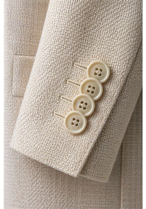 Giacca sartoriale Tagliatore panna in lana e lino  Made in Italy TAGLIATORE | GIACCHE | 1SMC26K 470001x3234